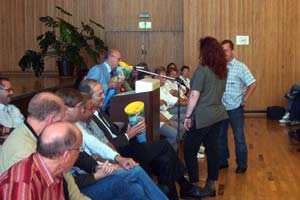 Empang der Schüler in der Aula der Justizvollzugsschule NRW Empang der Schüler in der Aula der Justizvollzugsschule NRW