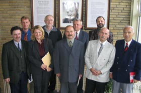 Gruppenfoto - Die polnische Delegation mit Schulleitung