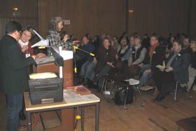 Plenarveranstaltung in der Aula