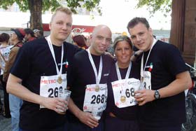 Teilnehmer des Düsseldorfer Marathon
