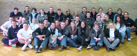 Gruppenfoto - Teilnehmer der Fitness- und Laufgruppe