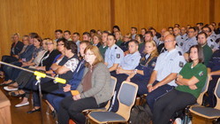 Blick in die Aula Blick in die Aula