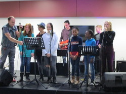 Band auf Bühne Band auf Bühne